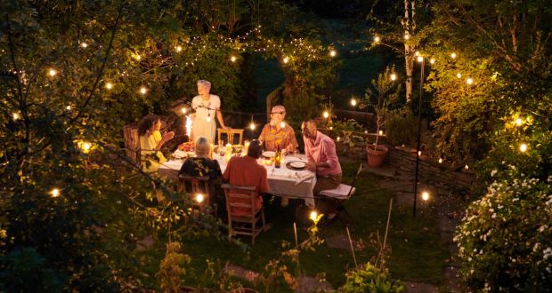 Outdoor lighting creates a lovely atmosphere during the summer when you’re spending time outdoors. Photograph: Getty Images 
