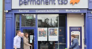 A Permanent TSB office at St Stephens Green. Photograph: Alan Betson / The Irish Times