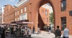 An image of the proposed new development for Moore Street including a planned archway, which Dublin City Council wants replaced with a ‘more restrained opening’. Illustration: Hammerson