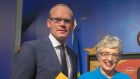 Simon Coveney and Katherine Zappone: Zappone landing that job – for which she would seem eminently qualified – was a case of pure serendipity. File photograph: Gareth Chaney/Collins