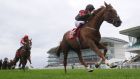 Crowns Major ridden by jockey Wesley Joyce  on their way to winning the Galway Shopping Centre Handicap on Saturday. Photograph: Brian Lawless/PA Wire