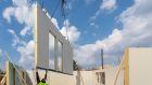Assembling a modular-built house on site can take as little as four hours. File photograph: Getty