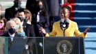  Youth poet laureate Amanda Gorman speaks during the inauguration of  US president Joe Biden  in Washington, DC in January. Photograph: Rob Carr/Getty Images