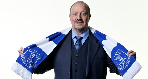  Everton’s 26th manager Rafael Benitez became their most controversial before a ball was kicked. Photograph: Tony McArdle/Getty Images