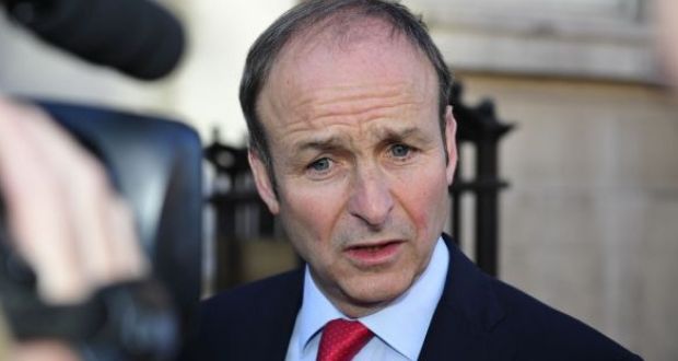 Taoiseach Micheál Martin said the government understands the scale of what needs to be done to combat climate change. Photograph: Aidan Crawley 