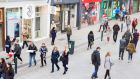 Grafton Street in Dublin: “There has been a pent-up demand to get back into stores, and in some recent research we did with our customers, over 60 per cent told us that they prefer in-person to shopping online,” says Three marketing director Aislinn O’Connor.
