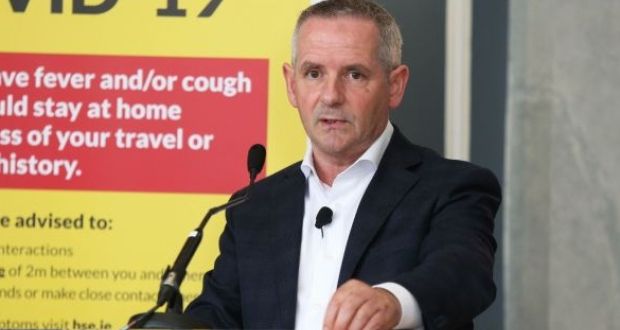 HSE chief executive Paul Reid said Ireland remained in a period of ‘sustained threat’ from Covid-19. Photograph: Leon Farrell/Photocall Ireland/PA