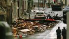 The aftermath of the Omagh bombing, which occurred on August 15th, 1998. Photograph: Frank Miller