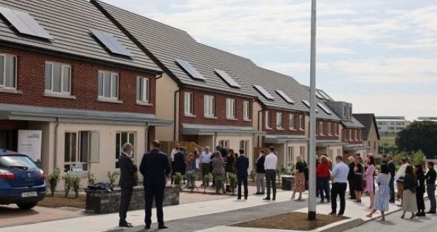 The first homes to be delivered under the Government’s new cost-rental tenure model, at Taylor Hill, Balbriggan, Co Dublin, were launched last month. Photograph:Nick Bradshaw
