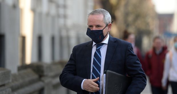 HSE  chief executive Paul Reid: “It’s looking . . . that we could get to 400 [hospitalised cases]  soon, because of the lag effect of these consistent high case numbers.” Photograph: Dara Mac Donaill 
