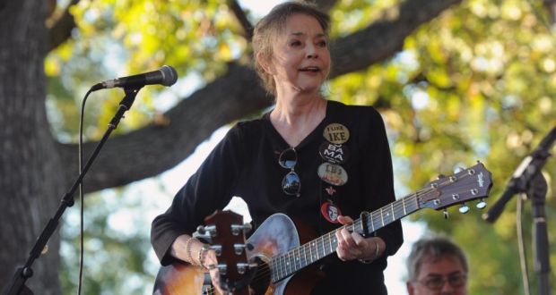  Nanci Griffith performing in Nashville, Tennessee in October 2011. Photograph: Rick Diamond/Getty Images