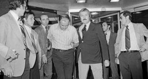 Mel Patrick Lynch, in custody in New York in 1975. Photograph: Barton Silverman/NYT