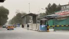 A view of the former heavily fortified Green Zone which shows no security as most of the embassies have evacuated staff, in Kabul, Afghanistan, on Tuesday. Photograph: EPA