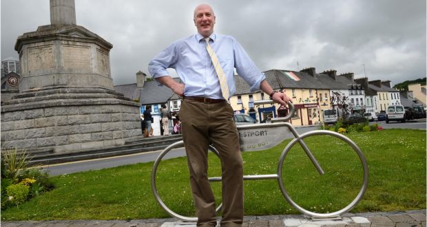 Simon Wall: ‘In an historical context, Irish towns and villages have been the economic beacons of their hinterlands.’  Photograph: Dara Mac Dónaill