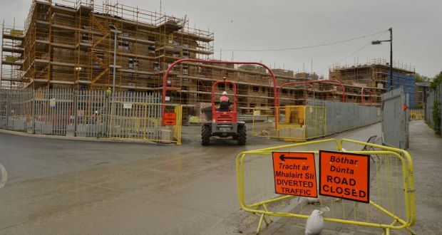 The O’Devaney Gardens social housing complex in Dublin, which is currently under construction. Photograph: Alan Betson.