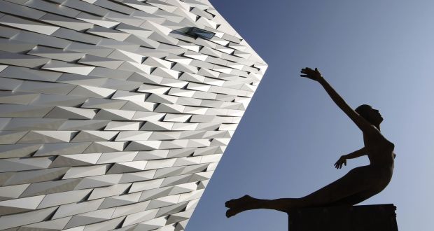 The Titanic Belfast building in the North