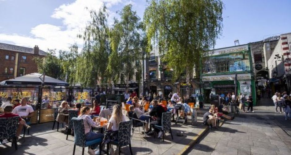 Dublin's Temple Bar. Cabinet sources say there is a ‘strong case’ for restrictions to be eased given some 85% of adults are now fully vaccinated. Photograph: Tom Honan