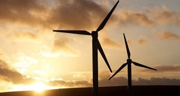 The Tánaiste’s remarks in favour of wind power back big tech demands for renewable energy to confront the problems facing the national grid. Photograph: Getty Images