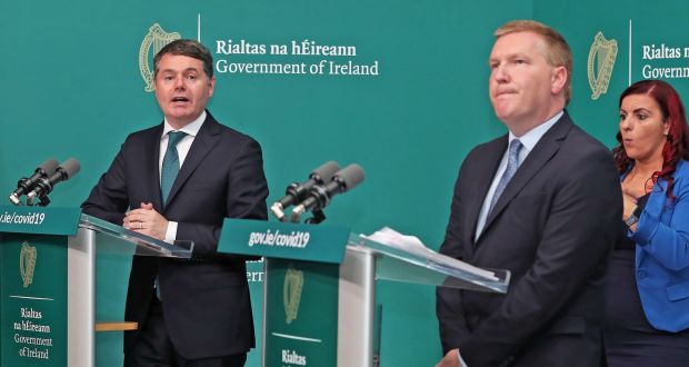 Minister for Finance Paschal Donohoe and Minister for Public Expenditure Michael McGrath: 3,364 firms were approved for Microfinance Ireland loans between 2012 and March 2021.