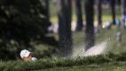 Rory McIlroy shares the lead after the opening round of the BMW Championship in Baltimore. Photograph: Tannen Maury/EPA