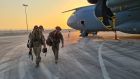 Nine rangers were deployed along with two senior diplomats to the airport for a 40-hour mission which was brought to a close due to the worsening security situation in Kabul. Photograph: Defence Forces