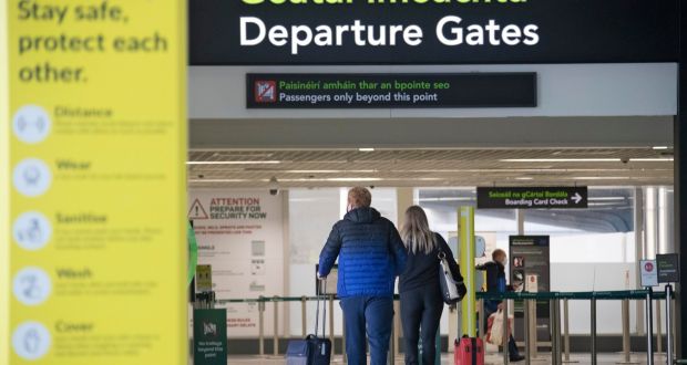 Passengers complained that many had to wait for up to two hours in the security queue because of the absence of staff. Photograph: Colin Keegan/Collins Dublin
