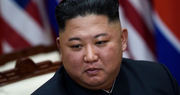 North Korea’s leader Kim Jong-un: Yongbyon, the country’s  main nuclear complex, was the critical bargaining chip offered in exchange for sanctions relief from Donald Trump. Photograph: Brendan Smialowski/AFP