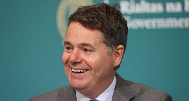 Minister for Finance Paschal Donohoe welcomed strong recovery in domestic economic activity. Photograph: Nick Bradshaw
