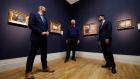 Head curator  Brendan Rooney, director  Sean Rainbird and curator Donal Maguire at the launch of the National Gallery’s newest exhibition, Jack B Yeats: Painting & Memory. Photograph: Alan Betson 