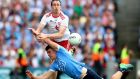  Colm Cavanagh in action for Tyrone against Dublin in the 2018 All-Ireland final. Photograph: James Crombie/Inpho