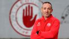  Tyrone joint manager Brian Dooher: ‘It’s hard to compare teams: teams move on, different players come along, but all you want is teams to give their best, work as hard as they can and that’s what they did.’ Photograph: Lorcan Doherty/Inpho