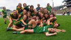 Did you ever see such happiness? The  Meath players celebrate their  victory in the All-Ireland final at Croke Park. Photograph:  Piaras Ó Mídheach/Sportsfile 