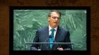 Everything can change in a New York visit: Brazilian president Jair Bolsonaro speaks to the UN General Assembly via live stream. Photograph: Michael Nagle/Bloomberg