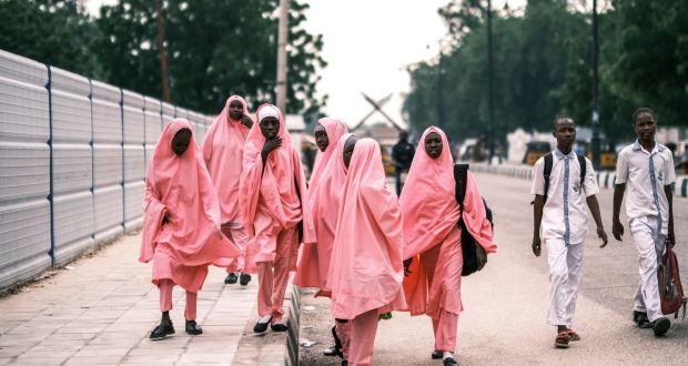  Street in Maiduguri: People in the city are afraid of a compound now containing former Boko Haram extremists. Photograph: Tom Saater/New York Times