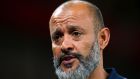  Nuno Espirito Santo has called on football’s governing bodies to help protect clubs whose players have been called up to international duty in red list countries. Photograph: Nick Potts/PA