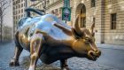 Wall Street, New York. The S&P 500 remains well above its 200-day moving average. Photograph: iStock