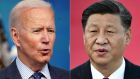 US president Joe Biden and his Chinese counterpart, Xi Jinping, are to hold a virtual summit this year. Photographs: Mandel Ngan, Anthony Wallace/AFP via Getty Images