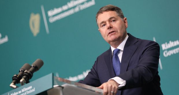 Paschal Donohoe has said he intends to stick to the plans already outlined for  Budget 2022 in terms of extra spending and lower taxes. Photograph: AFP via Getty