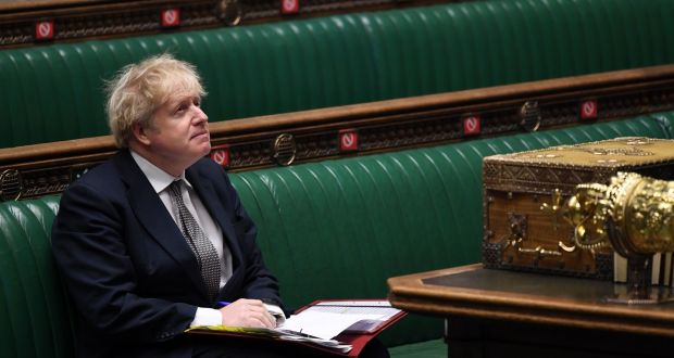 British prime minister Boris Johnson. Downing Street ignored World Health Organisation advice to prioritise testing and tracing. Photograph: Jessica Taylor/UK Parliament/AFP via Getty Images