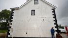  Cracks in a house built with defective mica blocks in Gleneely, Co Donegal.  Photograph: Niall Carson/PA Wire