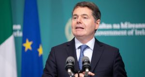 Paschal Donohoe: ‘I believe that as far into the future as I can politically see we will be consumed with implementing this agreement’. Photograph: Julien Behal