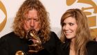 Robert Plant and Alison Krauss in the press room during the Grammy Awards in 2009. Photograph: Jason Merritt/Getty