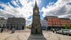 The Clock Tower in Waterford city. The city’s south electoral area has a 14-day incidence rate of 1,486 cases per 100,000 of the population, three times the national average. Photograph: Patrick Browne