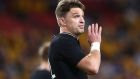  Beauden Barrett: ‘He’s just a quality person. The thing I love about him is that he prepares the team first and then himself. He’s very selfless,’ said New Zealand coach Ian Foster. Photograph:  Chris Hyde/Getty Images
