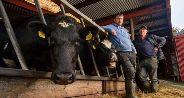  Farmers Gavin and Trevor Crowley  on the family farm is Lissarda, Co. Cork. Photograph: Daragh McSweeney/Provision