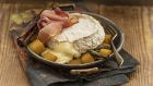 Baked Cavanbert, cider roasted turnips, Black Forest ham. Photograph: Harry Weir