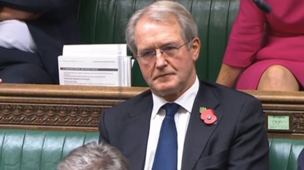 Former cabinet minister Owen Paterson in the House of Commons. Photograph: PA Wire