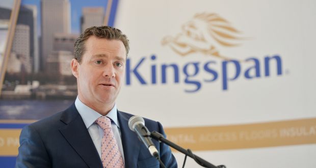Kingspan chief executive Gene Murtagh. In a trading update, the company said insulated panels sales rose 47 per cent, albeit the order intake had plateaued in recent weeks. Photograph:  Alan Betson 