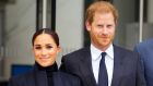 Meghan and Harry: the prince said ‘Megxit’ was a misogynistic term amplified by the media. Photograph: Gotham/GC/Getty