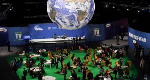 Cop26 UN Climate Change Conference in Glasgow: Some argued the focus on voluntary corporate action risks weakening the drive for badly needed government policy interventions. Photograph: Paul Ellis/AFP